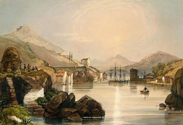 Port of Passages, 1828 by Romanticism