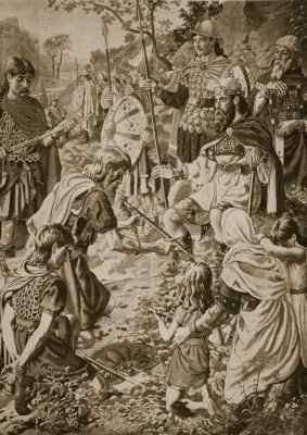The Submission of Guthrum to King Alfred by Romanticism