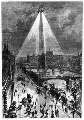 Illustration from 'Robur le Conquerant' by Romanticism