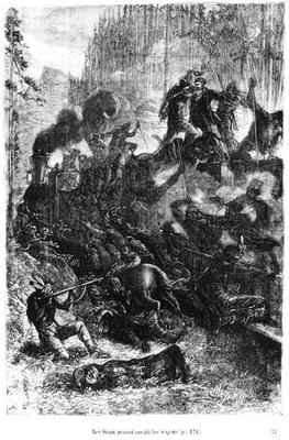 Sioux Attacking the Train by Romanticism