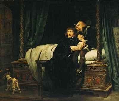 Edward V 1470-83 and Richard Duke of York in the Tower Les Enfants dEdouard by Romanticism