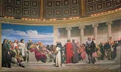 Hemicycle Artists of All Ages by Romanticism
