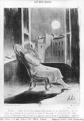 Series Les Bas Bleus O Moon by Romanticism