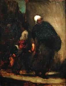 Street Scene by Romanticism