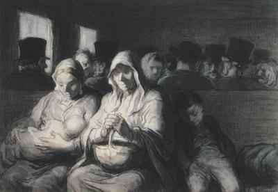 The Third Class Carriage by Romanticism