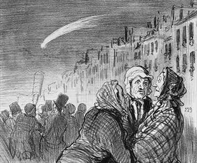 Series Actualites Ah yes those comets they always predict great misfortunes by Romanticism