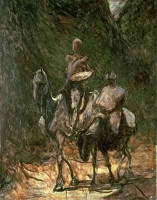 Sancho Panza and Don Quixote by Romanticism