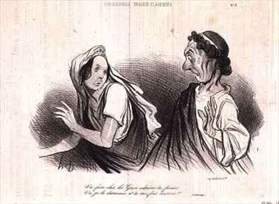 Pysiognomy of the Characters of Classical Tragedy by Romanticism