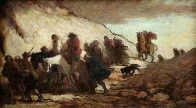 The Fugitives or The Emigrants by Romanticism