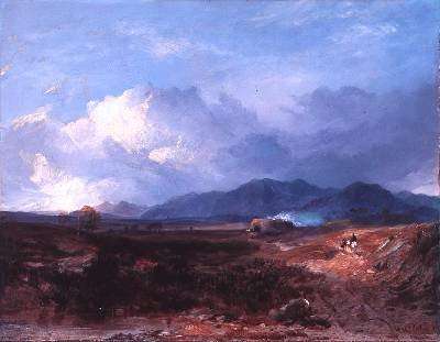 A Drove Road in the Western Highlands 1850 by Romanticism