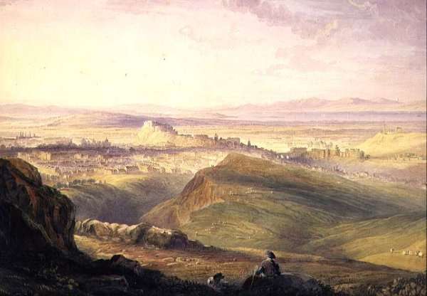 Edinburgh from Arthurs Seat by Romanticism