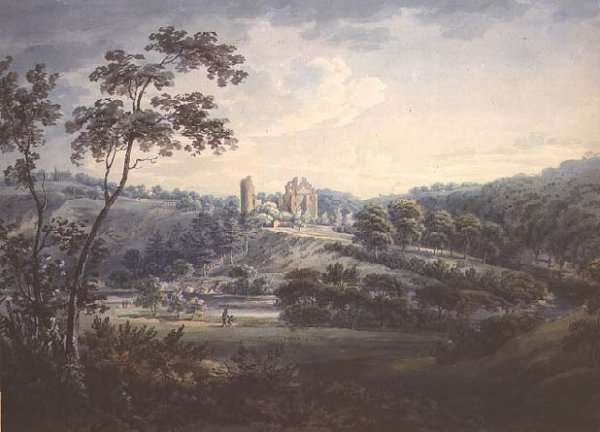 Rosslyn Castle, Midlothian by Romanticism