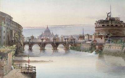 View of Rome 1860 by Romanticism