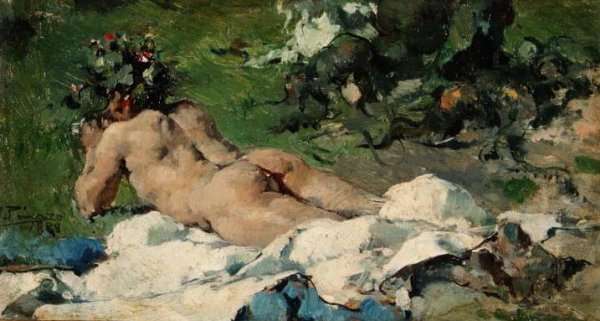 Study of a Nude, 1888 by Romanticism
