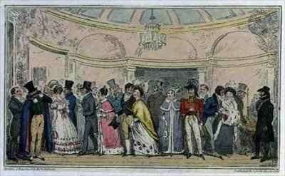 Leaving the Opera by Romanticism