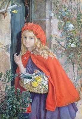 Little Red Riding Hood 1862 by Romanticism