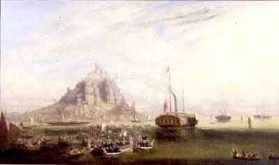 The Departure of Queen Victoria and Prince Albert from St Michaels Mount 1846 by Romanticism