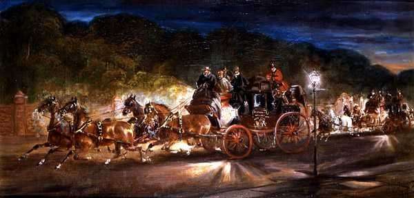 The Night Coaches by Romanticism