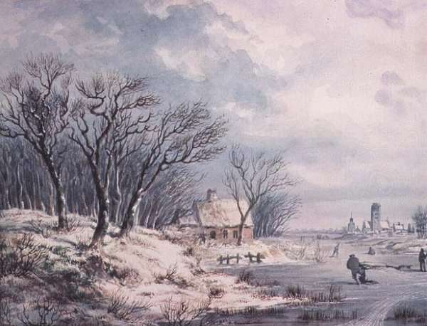 Landscape: Winter by Romanticism
