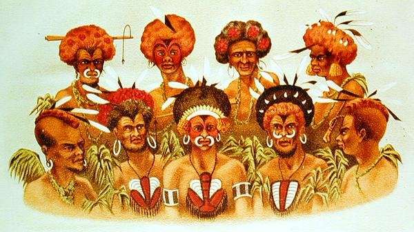 Natives of Humboldt Bay, from At Anchor by J.J. Wild by Romanticism