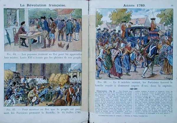 Three scenes from the French Revolution of 1789 by Romanticism