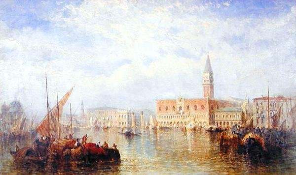 View of the Palazzo Ducale, Venice by Romanticism