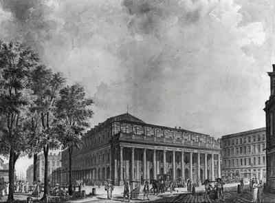 View of the Grand Theatre, Bordeaux by Romanticism