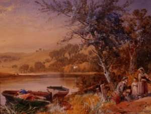Lakeside by Romanticism