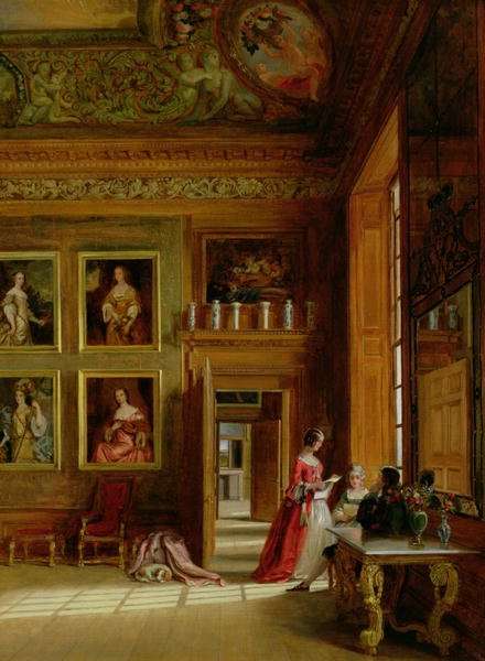 Hampton Court, 1849 by Romanticism