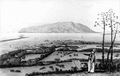 Kingston and Port Royal from A Picturesque Tour of the Island of Jamaica by Romanticism