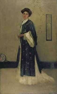 Lady with Japanese Gown by Romanticism
