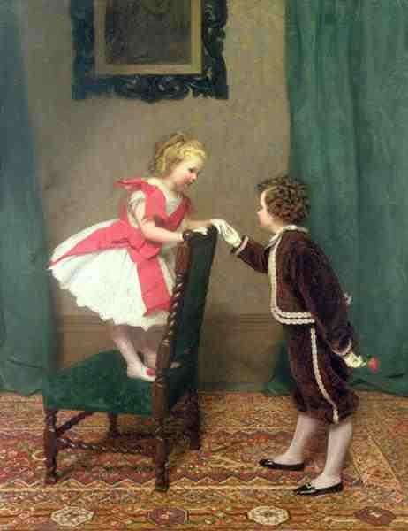 Miss Lilys First Flirtation by Romanticism