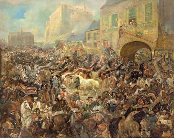 The Horse Fair in the Grass Market by Romanticism