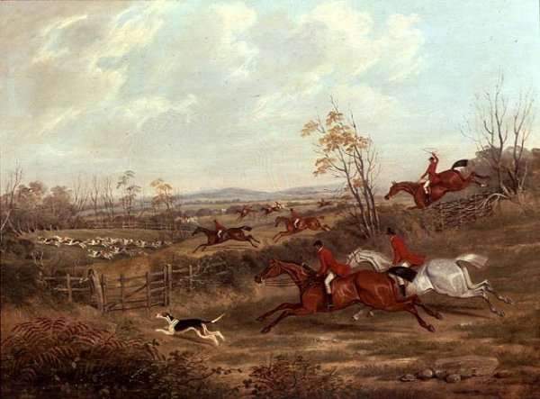In Full Cry, 1846 by Romanticism
