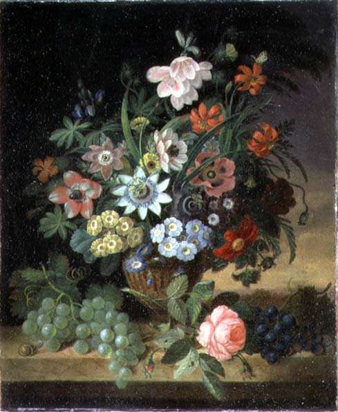 Flowers and Fruit, 1827 by Romanticism