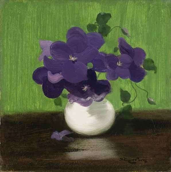Violets, c.1900 by Romanticism