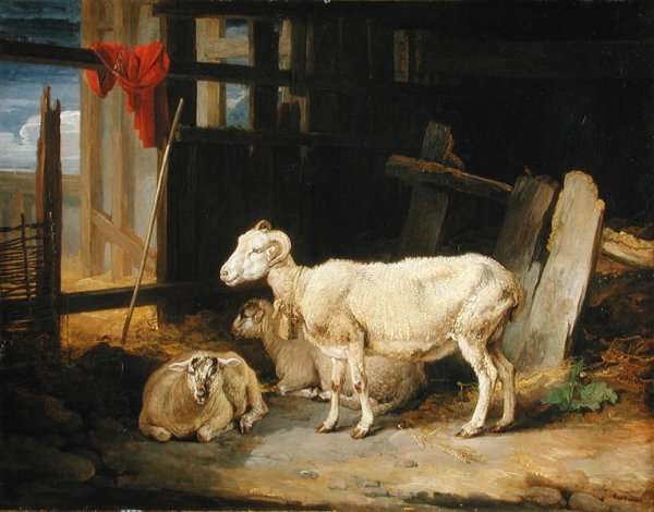 Heath Ewe and Lambs, 1810 by Romanticism