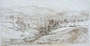 The Vale of Llangollen by Romanticism