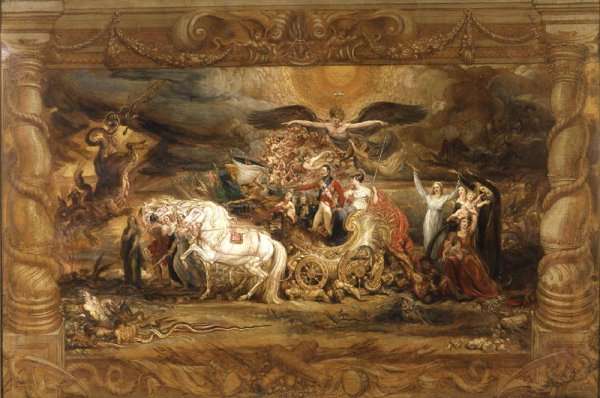 The Triumph of Arthur (1769-1852) Duke of Wellington by Romanticism