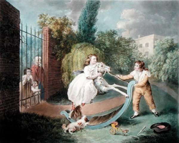 The Rocking Horse, c.1793 by Romanticism