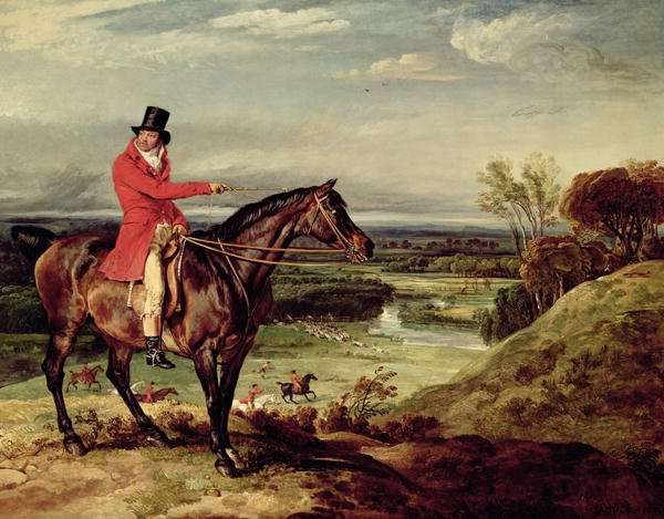 John Levett hunting in the Park at Wychnor by Romanticism