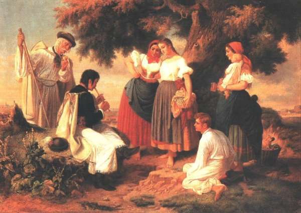 Genesis of the Hungarian Folk-song 1860 by Romanticism