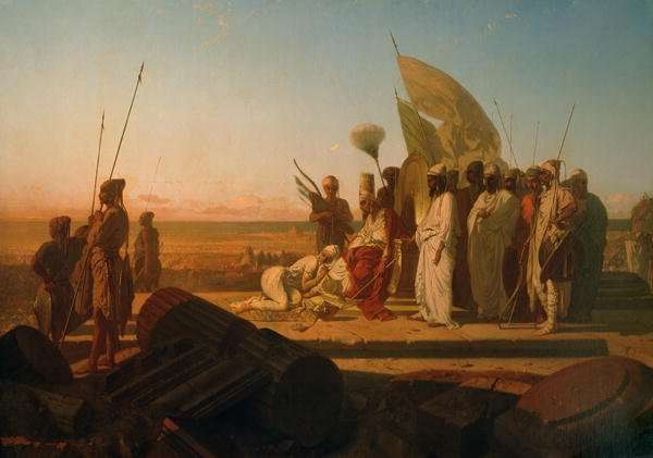 Xerxes at the Hellespont by Romanticism