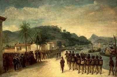 Embarcation at Praia Grande by Romanticism
