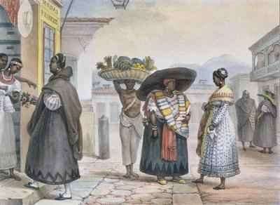 Free Negresses earning a living from their work by Romanticism