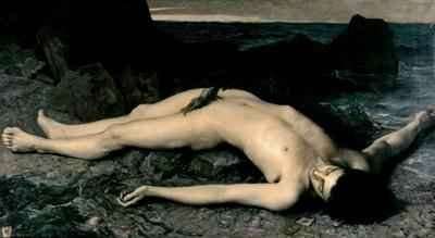 The Wreck or The Italian by Romanticism