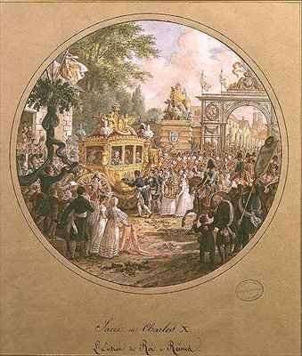 The Entrance of Charles X 1757-1836 into Reims by Romanticism