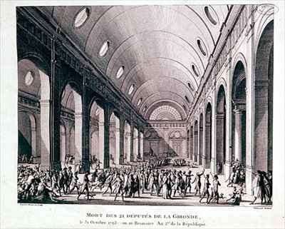 The Death of Twenty One Girondist Deputies by Romanticism