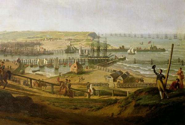 Napoleon Visiting the Camp at Boulogne in July 1804 by Romanticism