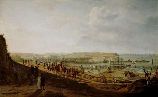 Napoleon I 1769-1821 Visiting the Camp at Boulogne by Romanticism